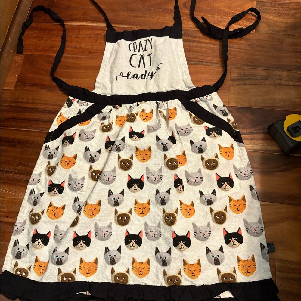 Crazy Cat Lady Apron - Multicolor (0747)‎